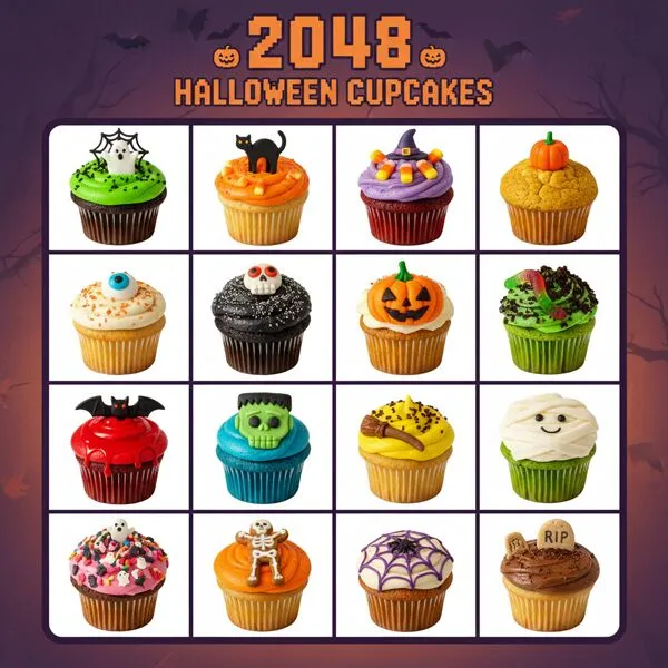 Halloween Cupcakes 2048